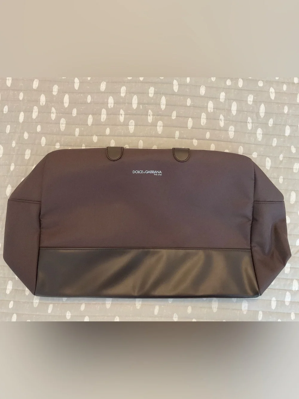 NIP Dolce & Gabbana Beauty Brown Travel Duffel  Bag